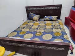 double bed with dressing (without mattress)