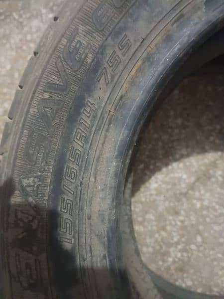 Original Dunloop Tyres 155/65/14 10