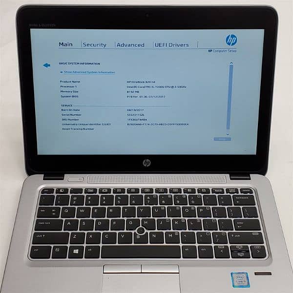 HP 840 G3 CORE I5 6TH GENERATION 8GB RAM 256GB SSD M. 2 1