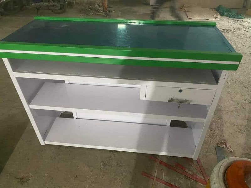 cash counter/shop couner/counter/steel counter/till counter/racks 3