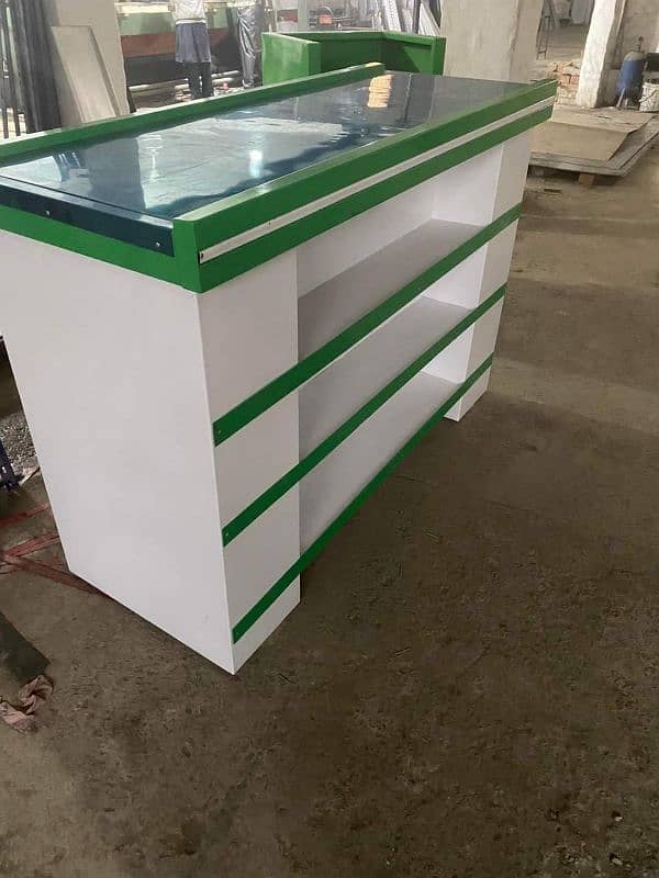 cash counter/shop couner/counter/steel counter/till counter/racks 4