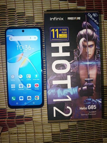 INFINIX HOT 12 CONDITION 10/10 WITH BOX 0