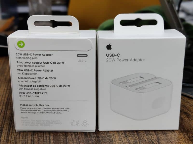 apple 100% GENUINE 20W USB TYPE C POWER CHARGER ADAPTER PLUG IPHONES 2