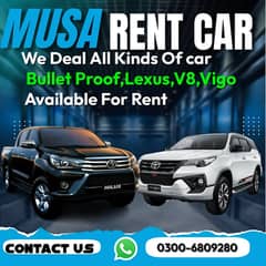 Bullet Proof and all luxury rent a Car available for rent All Type veh