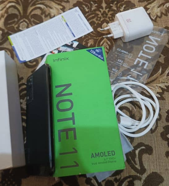 Infinix note 11 (6 128) full box k 7 saf halat my ha 2