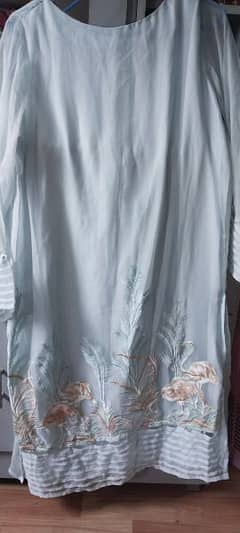 light blue formal wear kurta