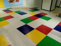 Pvc Vinyl Floor ( Laminated Wooden Floor) Carpet Tiles.