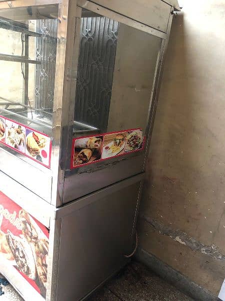 Shawarma & Burger 2in1 Counter With Frier 1