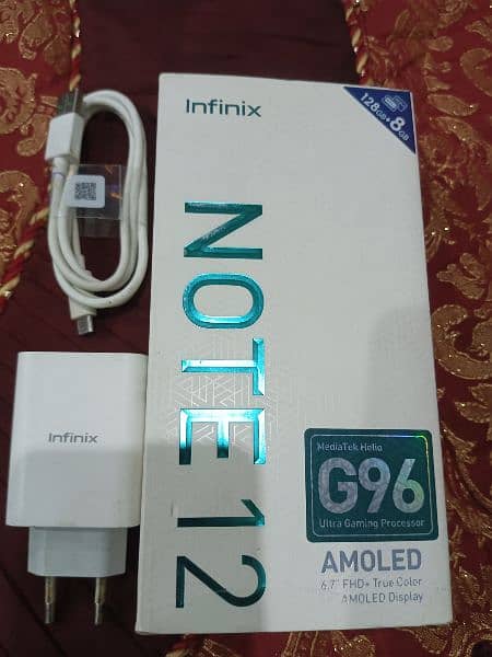 Infinix note 12 8+8 rem 128 memory 0