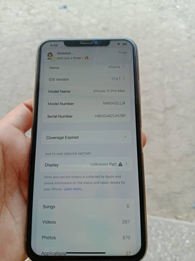 Iphone 11 promax 64 gb nonpta 3