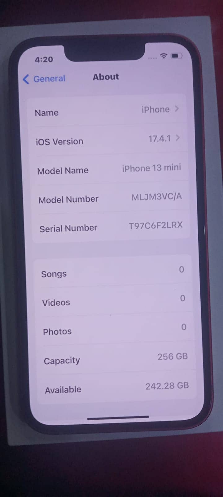 I phone 13 256 gb pta appverd 5