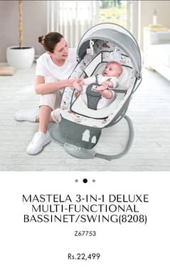 mastela 3 in 1 bassinet/ swing 0