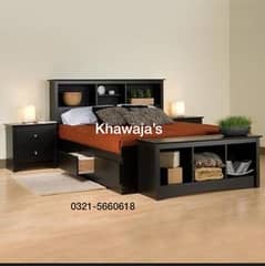 Bed with Dressing ( khawaja’s interior Fix price workshop