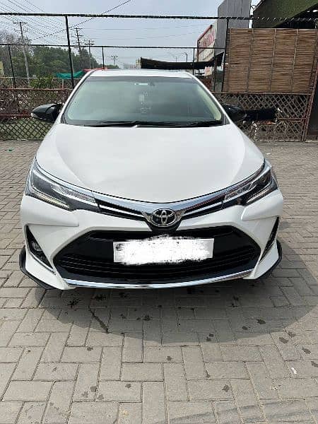 Toyota Altis Grande 2024 beige interior 0