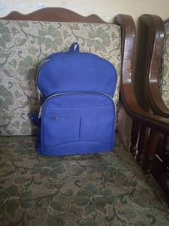 school bag (blue)