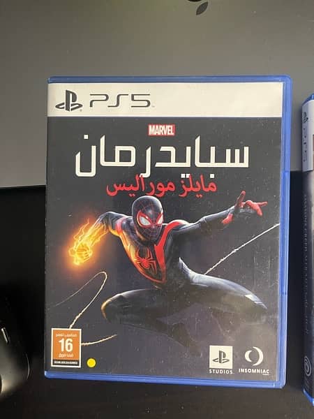 Ps5 Spriderman miles morales blue ray disk 0