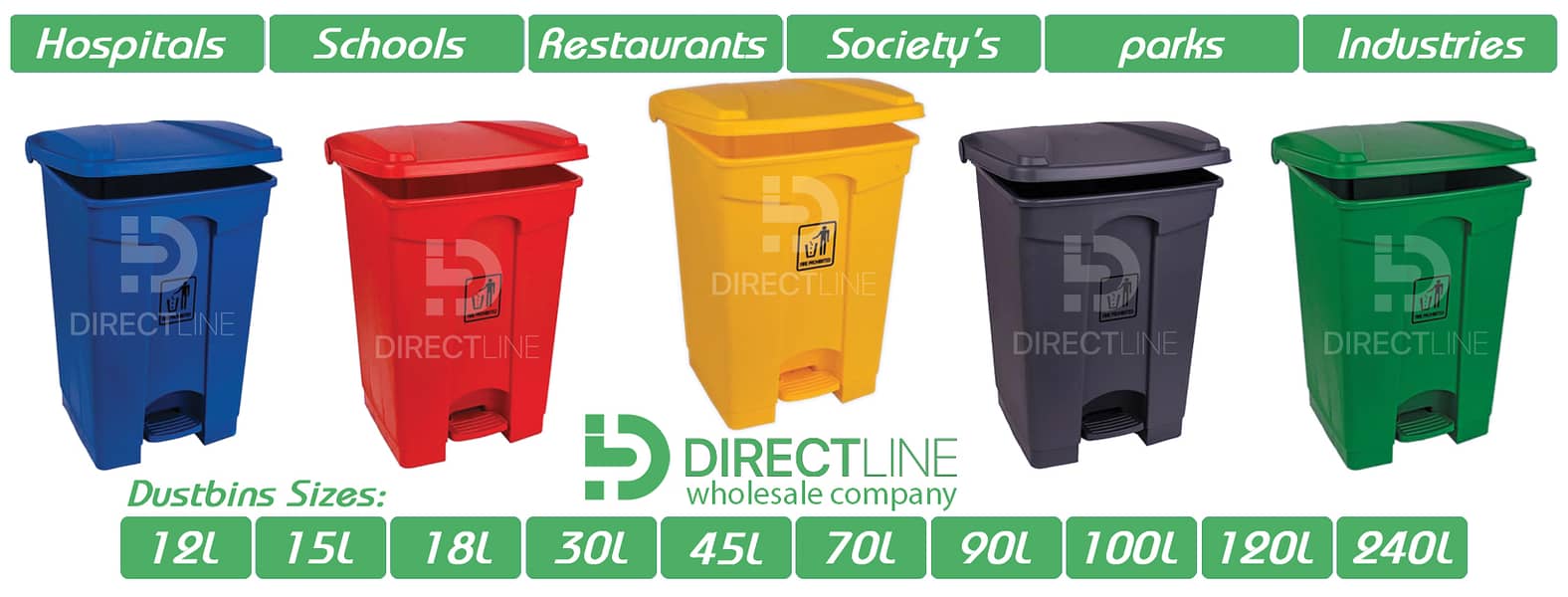 Dustbin/wastebins/Trash Bins/Wheelbin/Waste Trolley at wholesale price 2