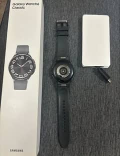 Samsung watch 6 classic 43 mm Black