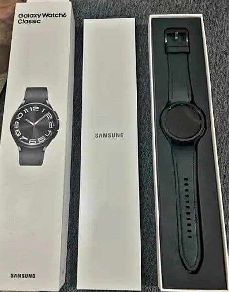 Samsung watch 6 classic 43 mm Black 1