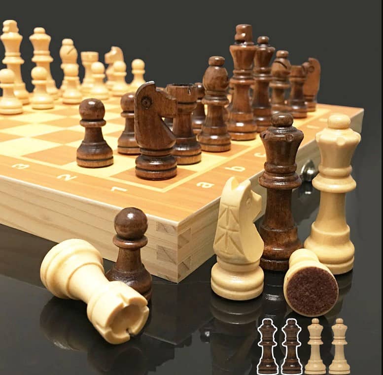 Wooden Chess Small, Medium, Large, Extra Large and Jumbo Size 2