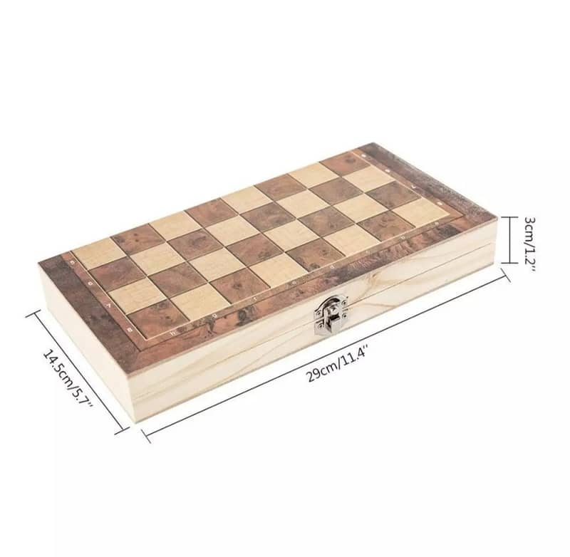 Wooden Chess Small, Medium, Large, Extra Large and Jumbo Size 12