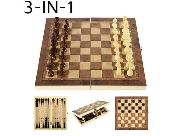 Wooden Chess Small, Medium, Large, Extra Large and Jumbo Size 14