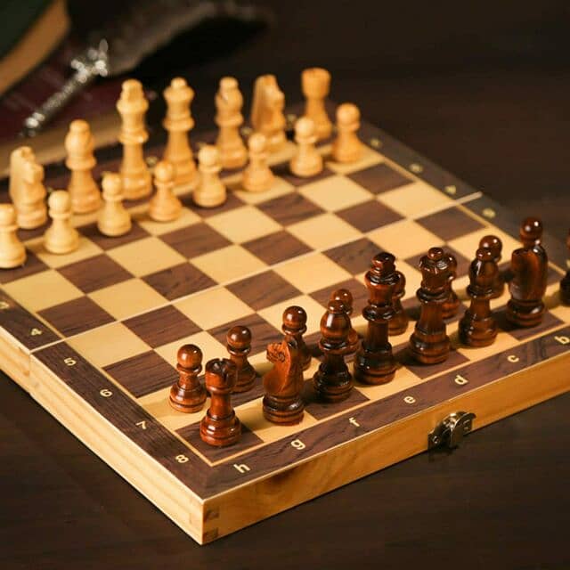 Wooden Chess Small, Medium, Large, Extra Large and Jumbo Size 16