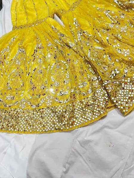 Bridal wear Mehndi dress 3