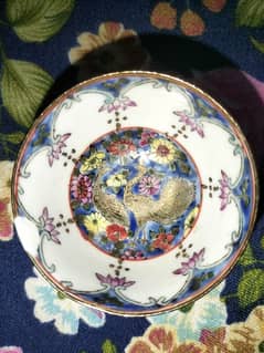 antique painting bowl