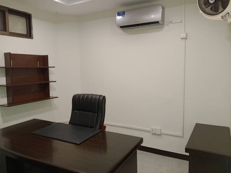 office for rent 800 square feet furnish for 20 person staff for call center or software house or marketing office 1