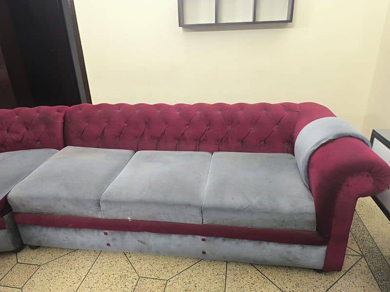 L shaped 7 seater sofa for sale 2