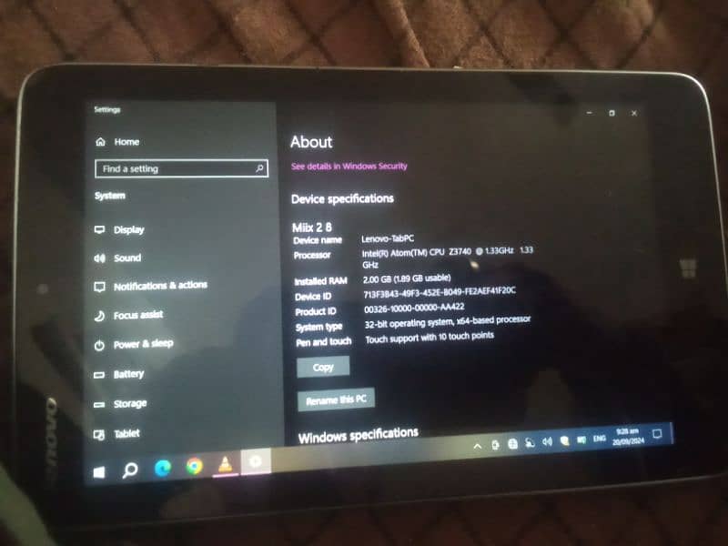 Lenovo Window Tablet 3rd Generation 2/64 17