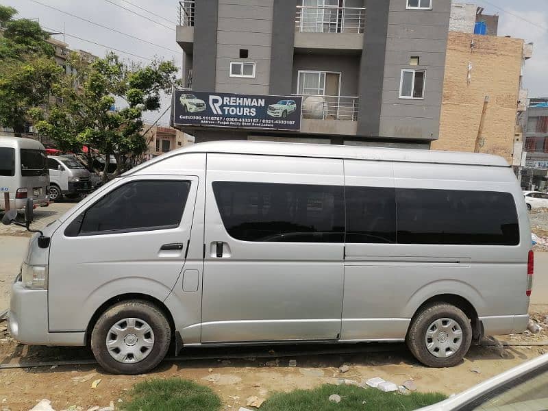 Grand cabin hiace for RENT Boking Lahore 2