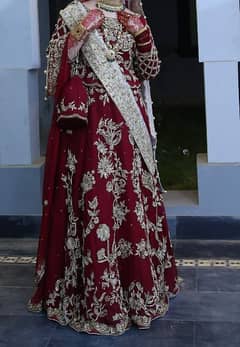 bridal lehnga with beautiful handmade work