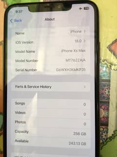 iphone xsmax 256 GB