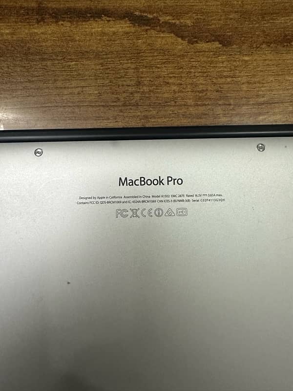 macbook pro model A1502 3