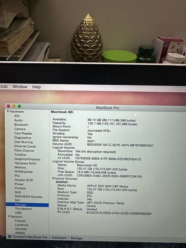 macbook pro model A1502 5