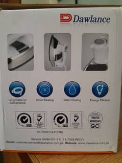 Dawlance Dry Iron only 3 months used in very good condition