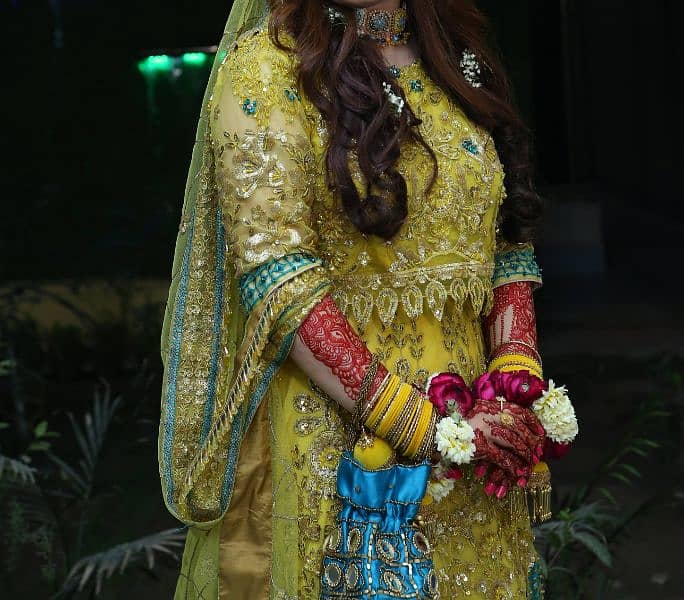 bridal Mehndi dress 0