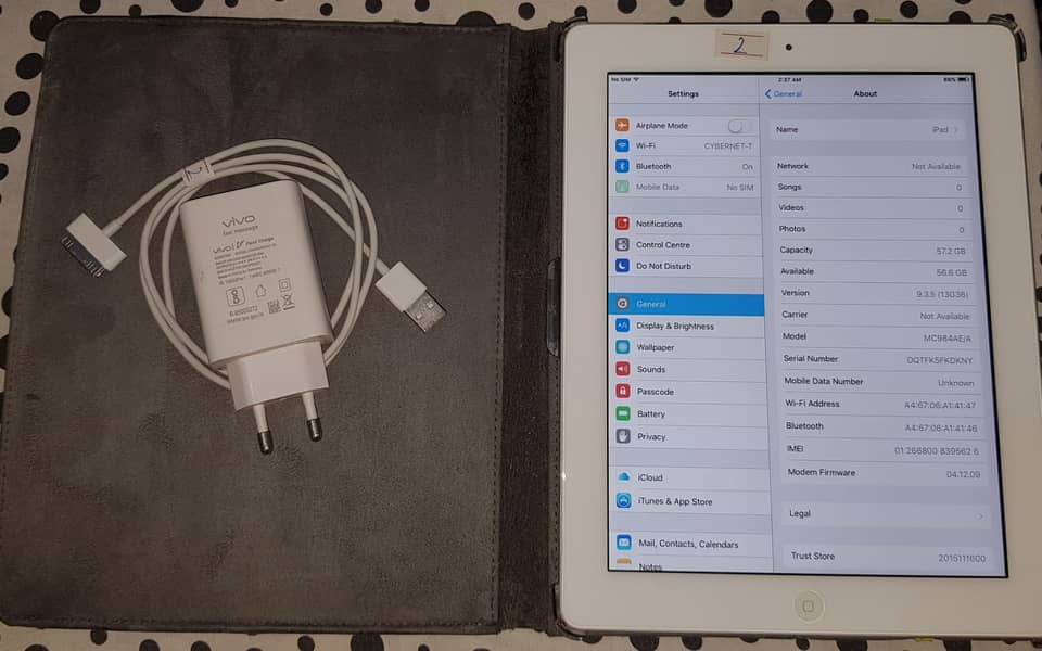 APPLE IPAD 2 64GB with sim 1