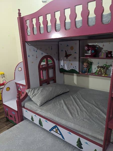 wooden bunk bed / bunk bed / tripple bunk bed / new bunk bed / bed 8