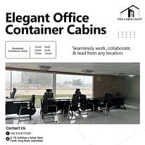 Office Container | Prefab building | Portabale Container Office Cabin 1