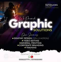 we provide Graphic Designing Video Editing and Digital Services