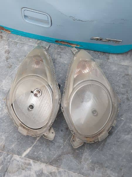 suzuki alto japanese trunk and head lights 4