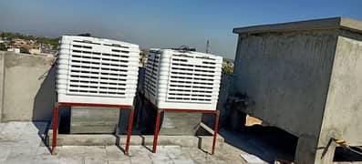 evaporative duct cooler