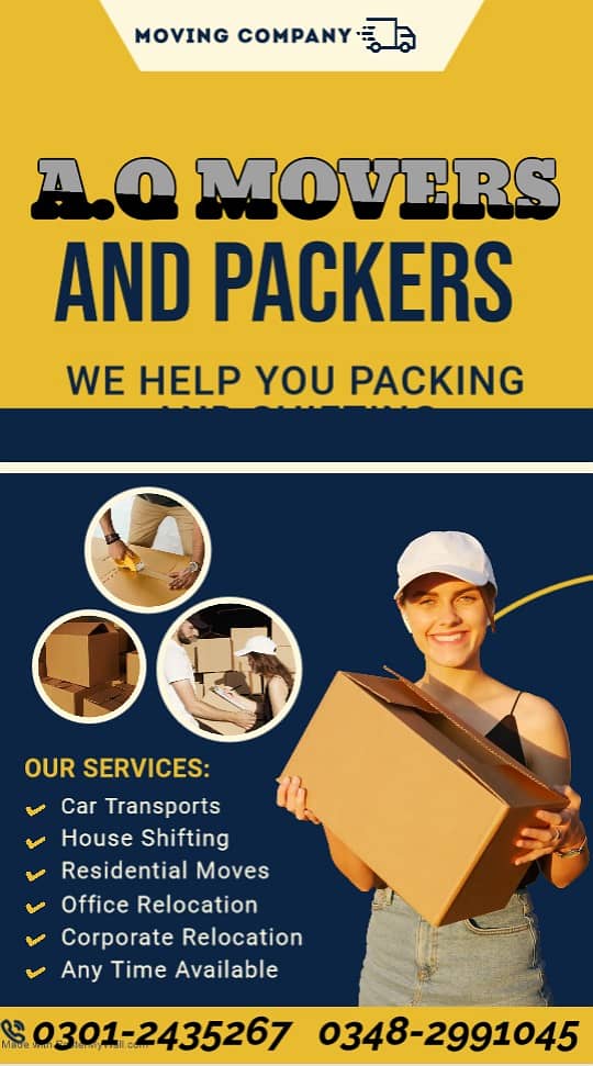 Packer and Mover - House shifting - shazore -mazda- suzuki for rent 0