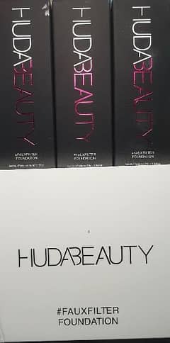 Liquid Foundation - Huda Beauty 110N, 100B and 7F