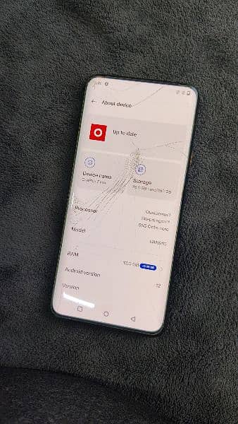 ONEPLUS 7PRO 12/256 front back break no repair mobile all ok 0