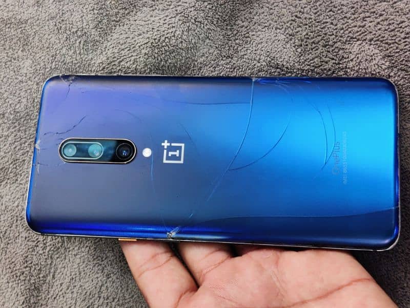 ONEPLUS 7PRO 12/256 front back break no repair mobile all ok 1