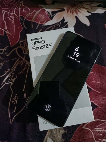 Oppo reno 12F 8+8=16GB RAM 256GB ROM Contact 03004204272 7